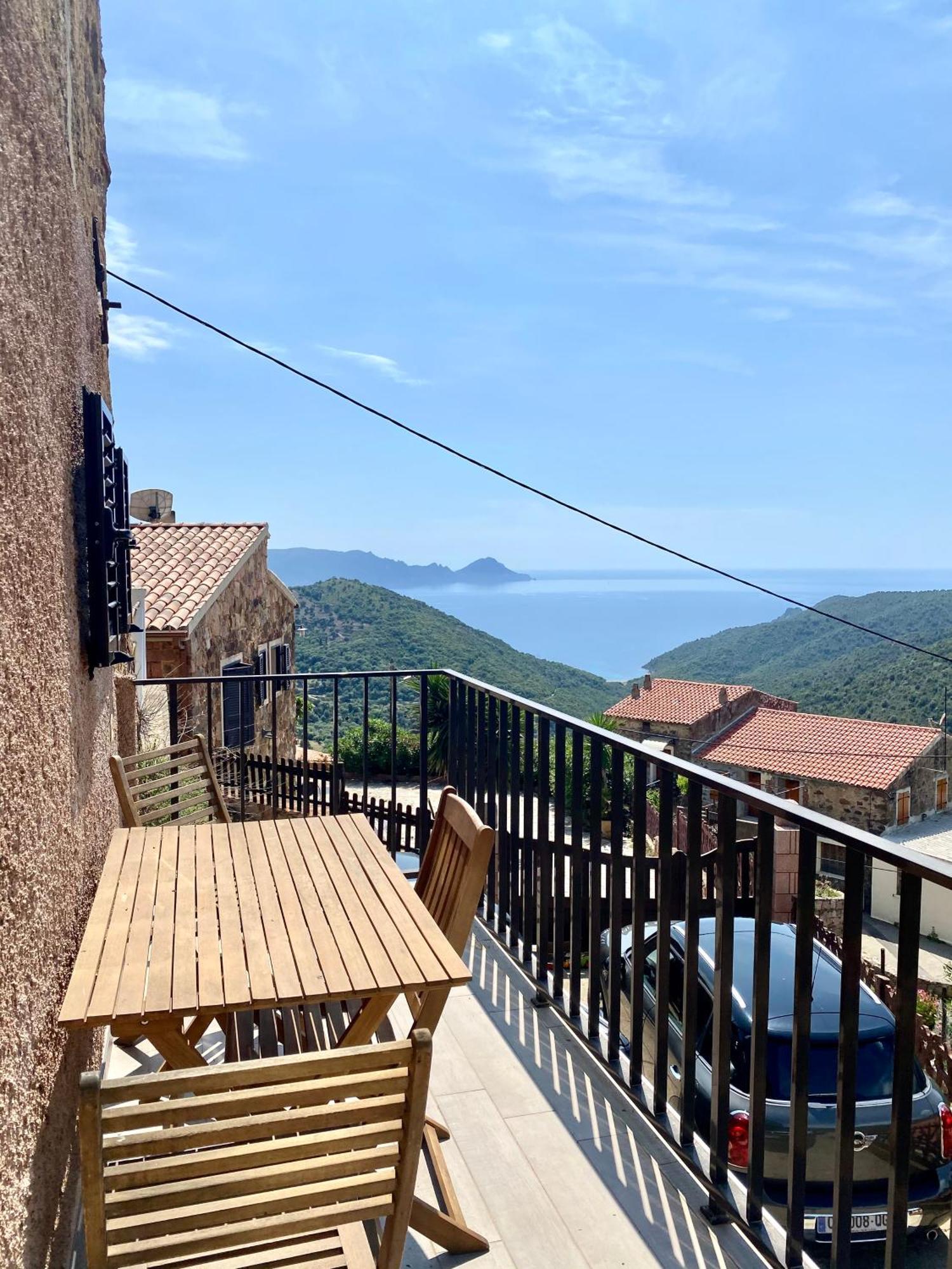 Studio Terrasse Vue Mer Clim Wifi Parking Partinello 외부 사진